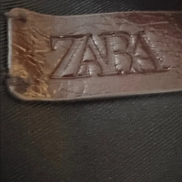 Zara Dark Brown Leather Shoulder Bag - Picture 2 of 3